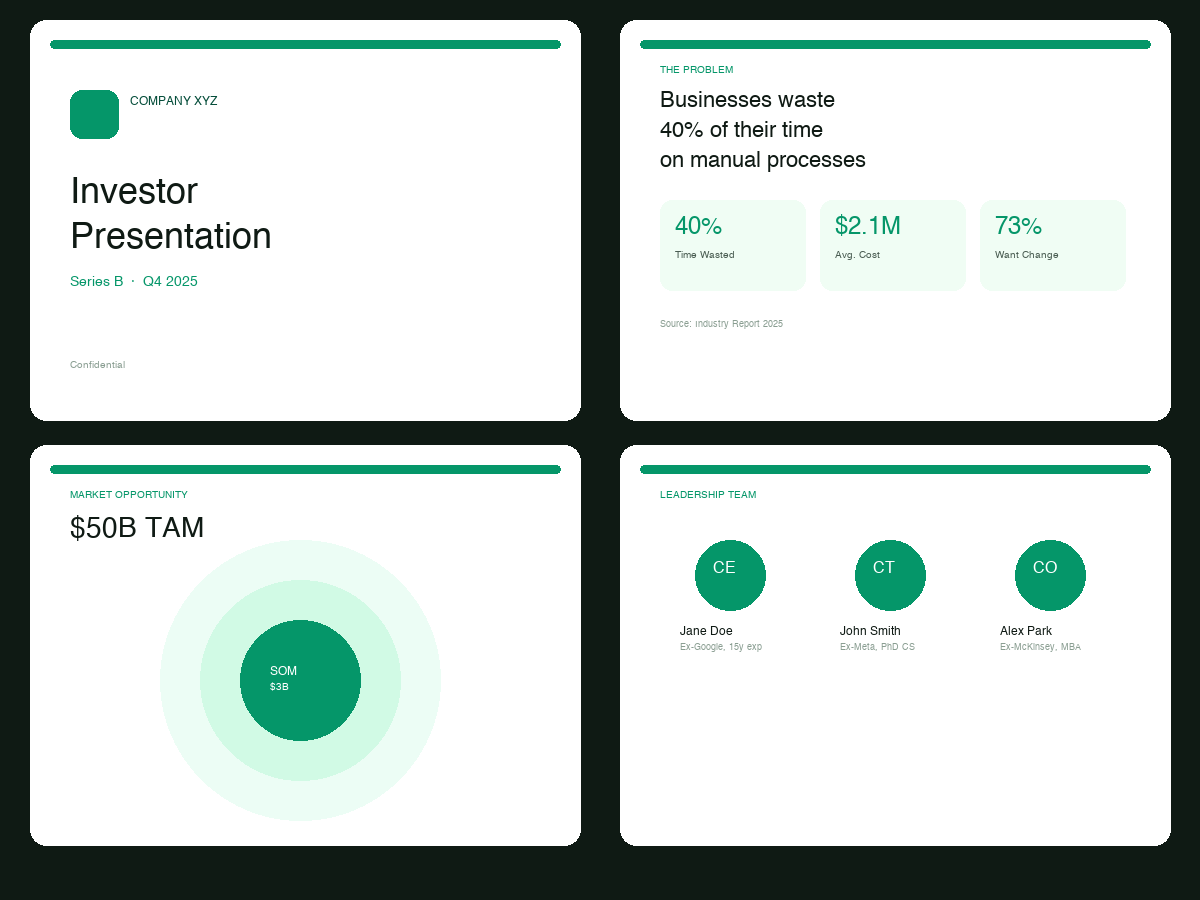 After: Corporate Pitch Deck